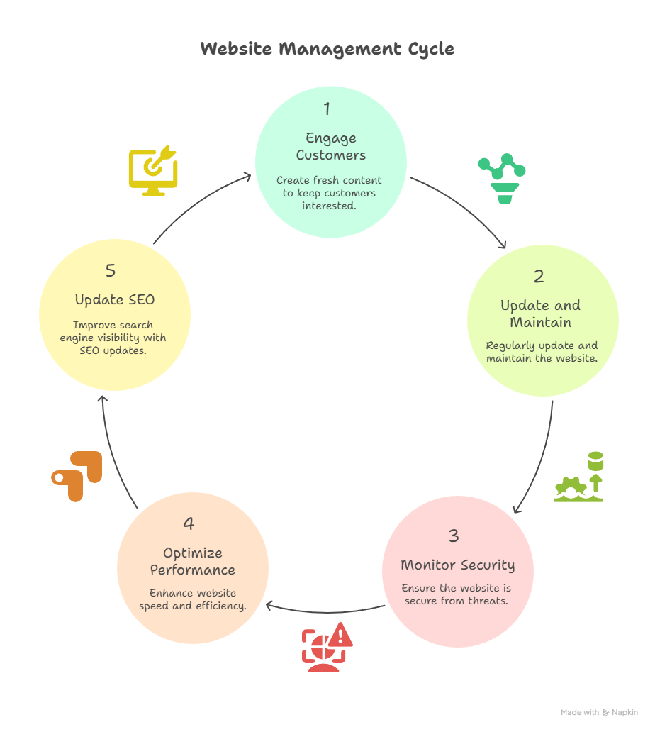 Website Management Cycle Website Management Cycle
